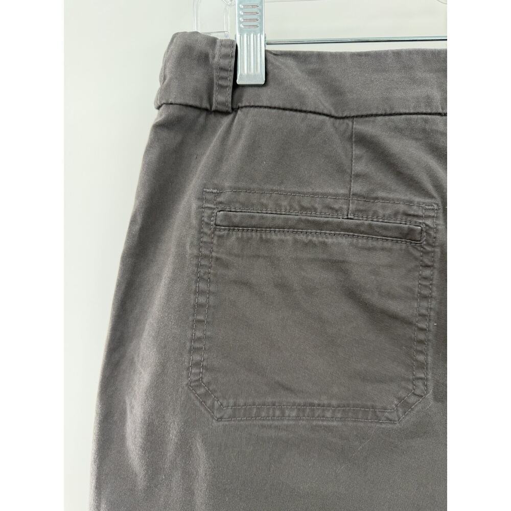 Vince Women's Dark Gray Bermuda Walking Shorts Cotton Blend Size 8 USA Made - Picture 6 of 7